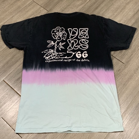 Vans Tie-dye Festival Screen Print Front/Back Short Sleeve 100% Cotton size L - Picture 8 of 11
